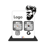 Smart NFC 2-in-1 Tabletop Standee For Salons & Beauty Parlours - Boy