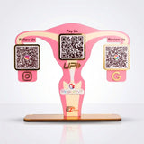 Customised Smart NFC Standee | Gynaecologist | Hospital | 3 QR