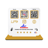 Smart NFC 3 QR Standee | UV Printed