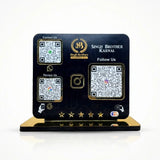 Smart NFC 3 QR Standee | UV Printed | Singh Brothers