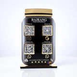 Smart NFC 4 QR Standee | UV Printed | Gym Custom Shape Standee | Supplement Style