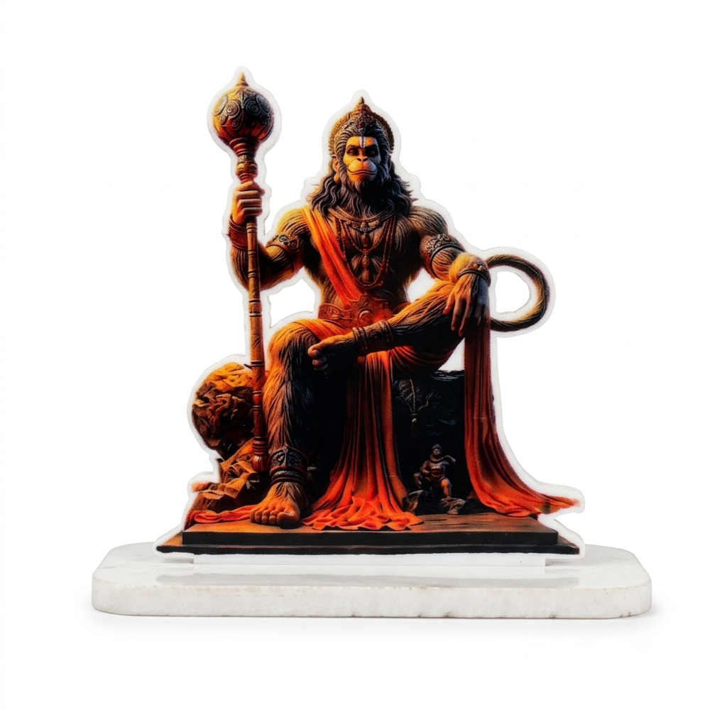 Bahubali Hanuman Idol for Car Dashboard